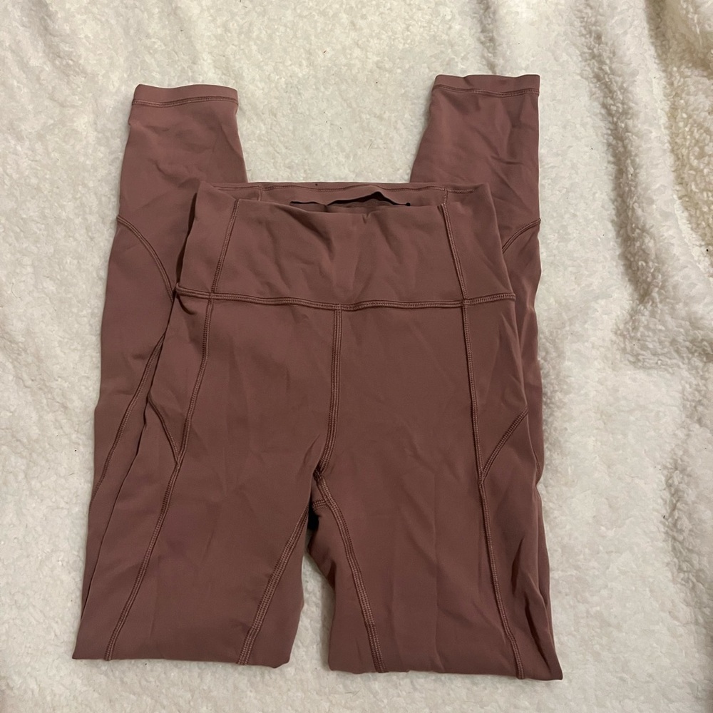 Lululemon Mauve/Light Brown Leggings